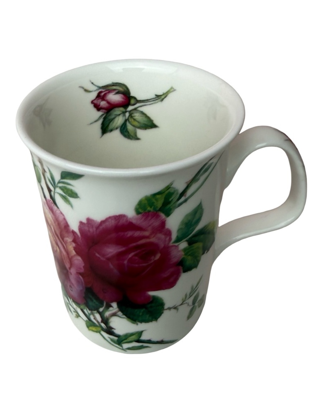 Roy Kirkham Mug England Fine Bone China 1992 ENGLISH ROSE Coffee Mug Cottagecore